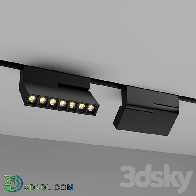 Magnetic luminaire HOKASU OneLine LS z 3D Models 3DSKY