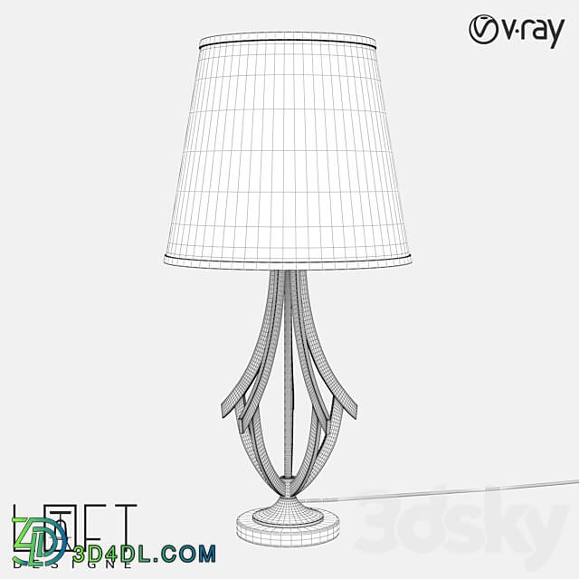 Table lamp LoftDesigne 1350 model 3D Models 3DSKY