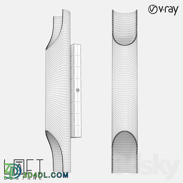 Wall lamp LoftDesigne 8207 model 3D Models 3DSKY