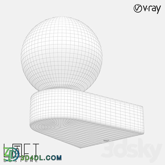 Wall lamp LoftDesigne 9152 model 3D Models 3DSKY