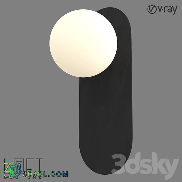 Wall lamp LoftDesigne 9154 model 3D Models 3DSKY