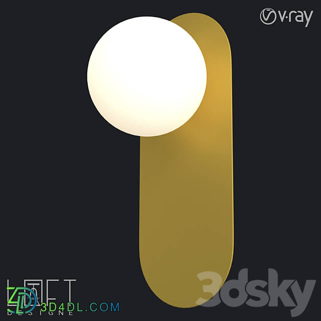 Wall lamp LoftDesigne 9155 model 3D Models 3DSKY