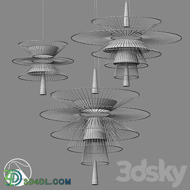 LampsShop.ru L1411a Chandelier Orner Pendant light 3D Models 3DSKY