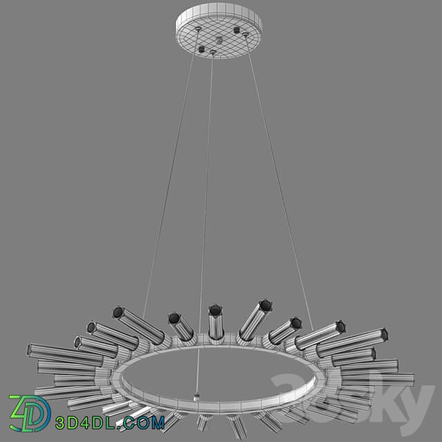 OM Pendant lamp with glass shades Bogate 39 s 557 and 558 Sole Pendant light 3D Models 3DSKY
