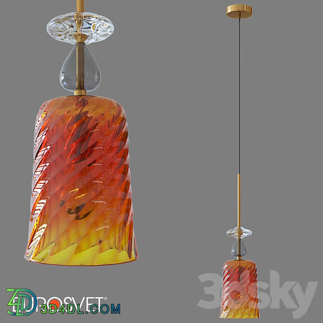 OM Pendant lamp Eurosvet 50194 1 amber Dream Pendant light 3D Models 3DSKY