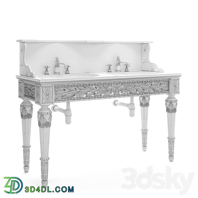  ОМ Console patrician for bathroom Romano Home 3D Models 3DSKY