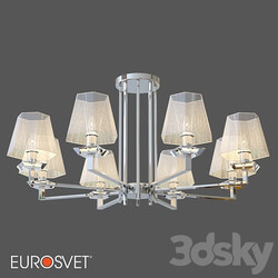 OM Ceiling chandelier with Smart home system Eurosvet 60125 8 Alegria Pendant light 3D Models 3DSKY 