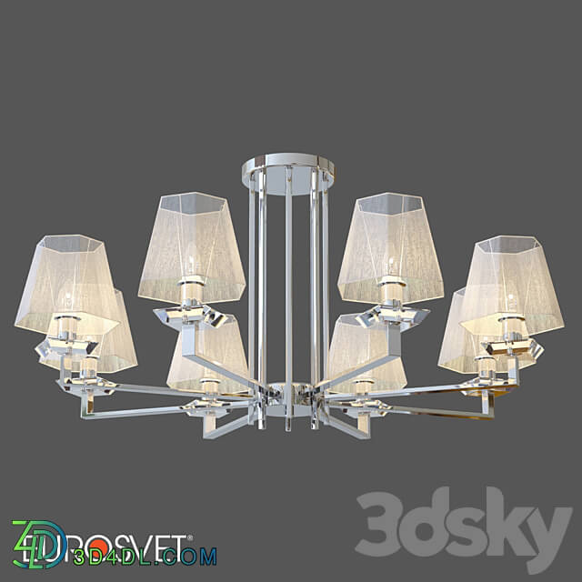 OM Ceiling chandelier with Smart home system Eurosvet 60125 8 Alegria Pendant light 3D Models 3DSKY