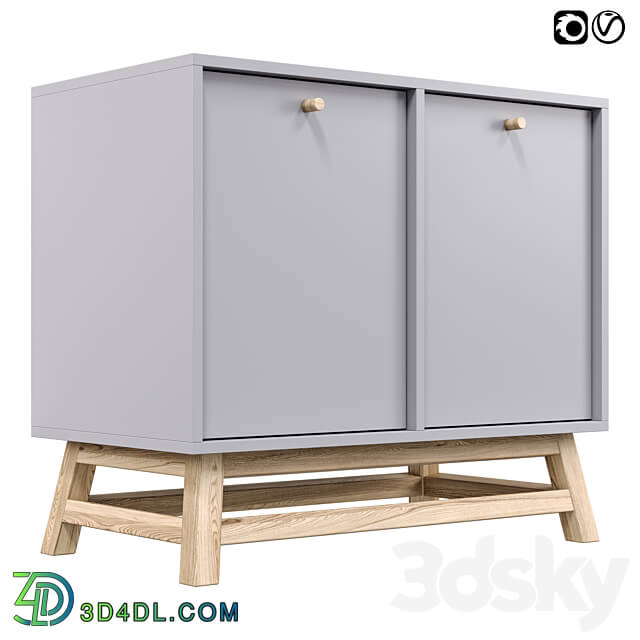 Sideboard Chest of drawer Curbstone D3 01 take live