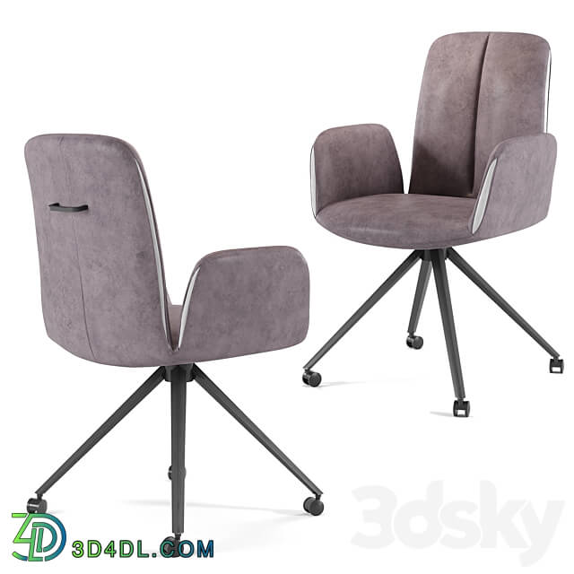 Albert computer desk chair dining table chair 3D Models 3DSKY