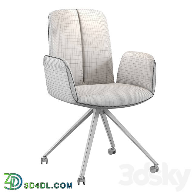 Albert computer desk chair dining table chair 3D Models 3DSKY