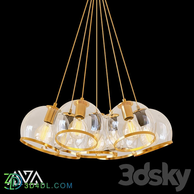 NUAZEN Pendant light 3D Models 3DSKY