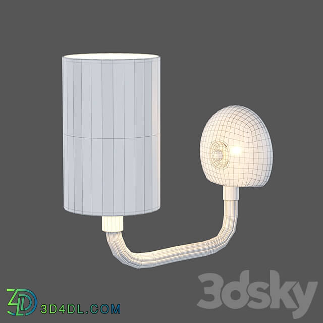 OM Wall lamp with lampshade Eurosvet 60112 1 Catania 3D Models 3DSKY