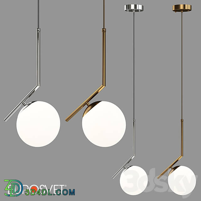 OM Pendant lamp Eurosvet 50152 1 Frost Pendant light 3D Models 3DSKY