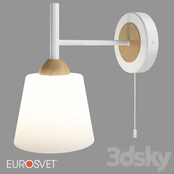 OM Wall lamp with glass shade Eurosvet 70085 1 Fresco 3D Models 3DSKY 