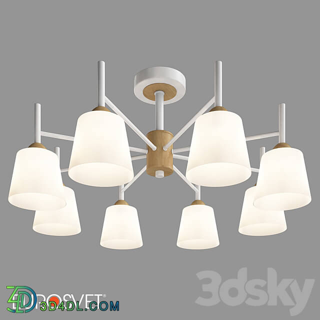 OM Ceiling chandelier Eurosvet 70085 8 Fresco Pendant light 3D Models 3DSKY