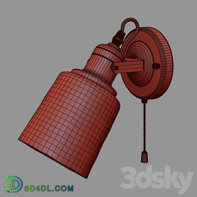 OM Wall lamp in loft style Eurosvet 70111 1 Astor 3D Models 3DSKY