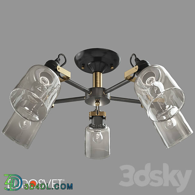 OM Ceiling chandelier Eurosvet 70111 5 Astor Pendant light 3D Models 3DSKY
