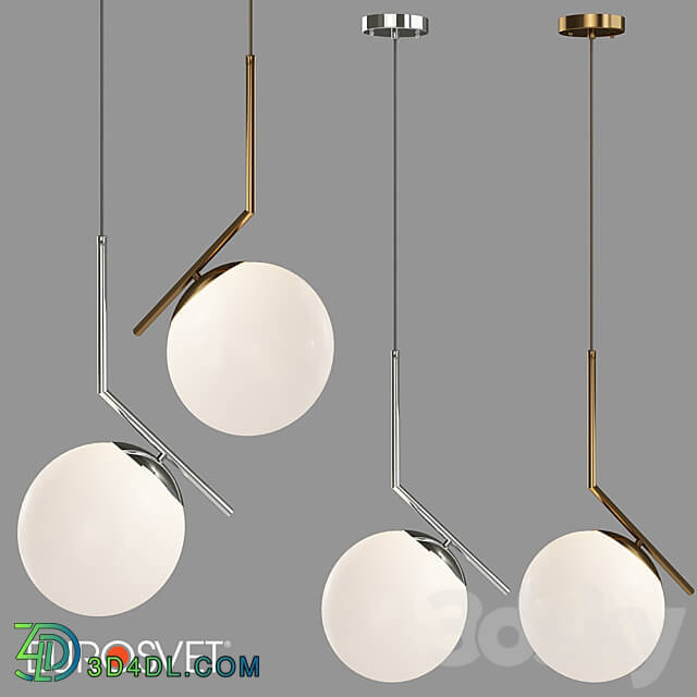 OM Pendant lamp Eurosvet 50153 1 Frost Pendant light 3D Models 3DSKY