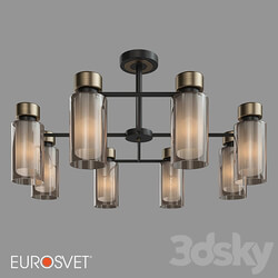 OM Ceiling chandelier Eurosvet 70115 8 Amado Pendant light 3D Models 3DSKY 