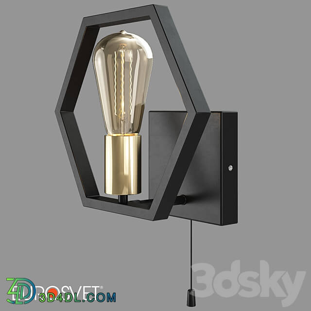 OM Wall lamp in loft style Eurosvet 70117 1 Arnia 3D Models 3DSKY