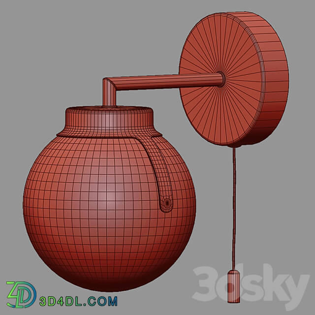 OM Wall lamp in loft style Eurosvet 70118 1 Creek 3D Models 3DSKY