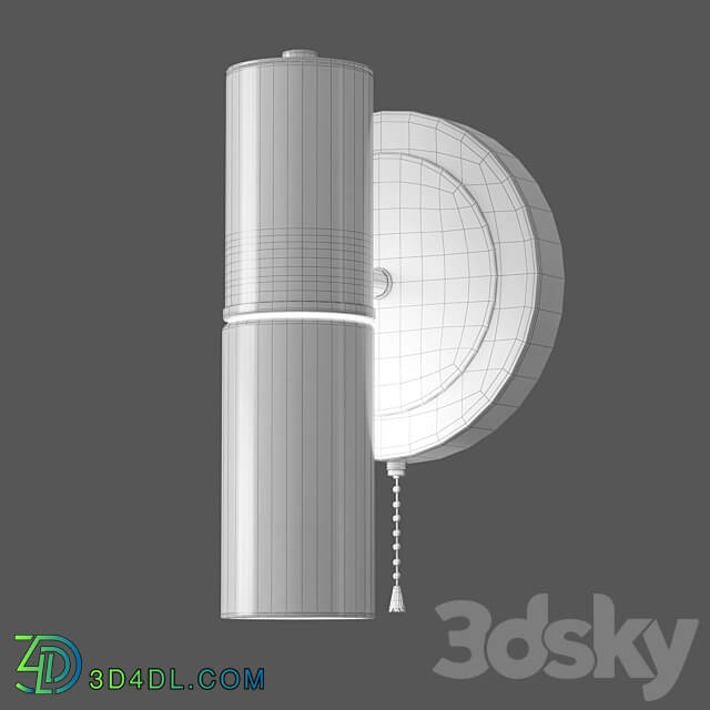 OM Wall lamp in loft style Eurosvet 70125 1 Tesoro 3D Models 3DSKY