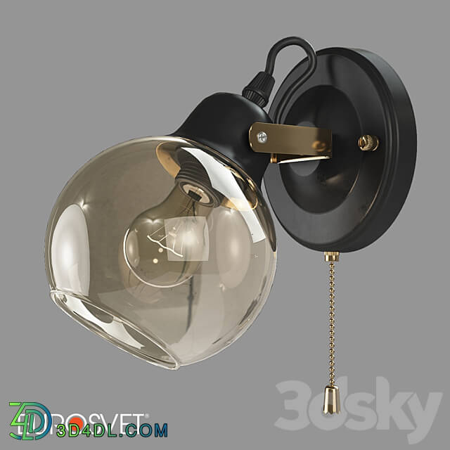 OM Wall lamp in loft style Eurosvet 70119 1 Mateo 3D Models 3DSKY