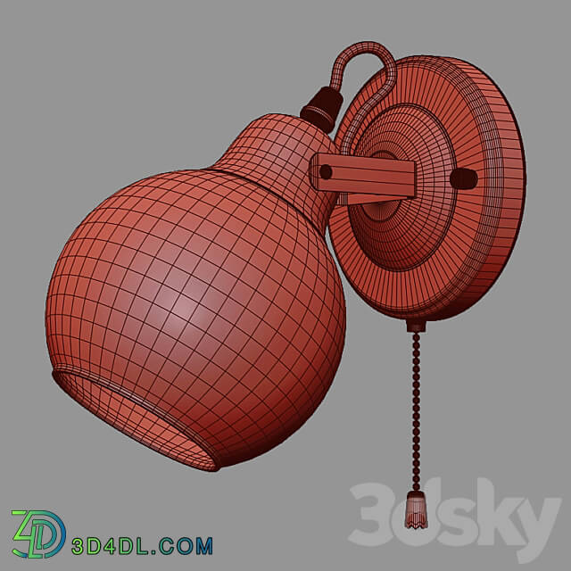 OM Wall lamp in loft style Eurosvet 70119 1 Mateo 3D Models 3DSKY