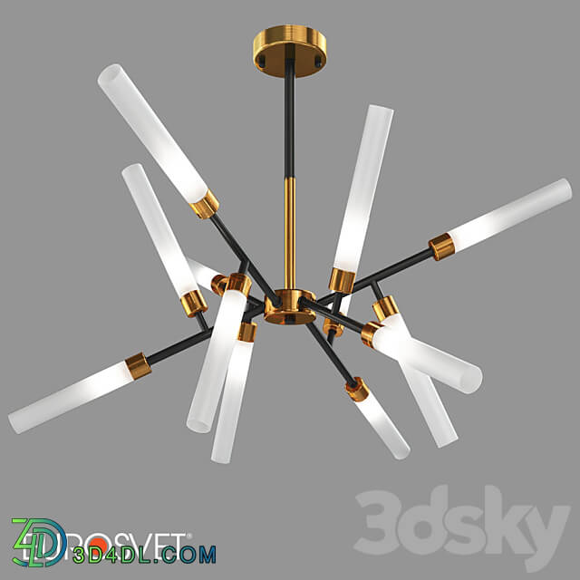OM Ceiling chandelier in loft style Eurosvet 70120 and 70120 12 Alvin Pendant light 3D Models 3DSKY