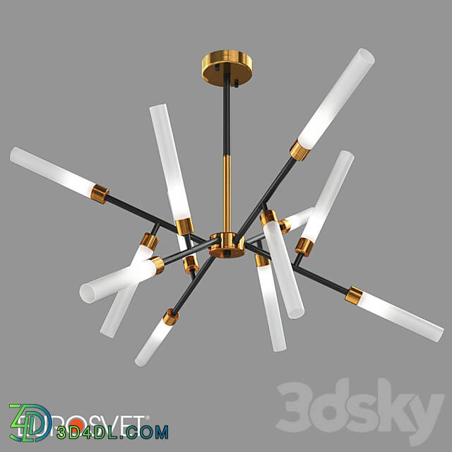 OM Ceiling chandelier in loft style Eurosvet 70120 and 70120 12 Alvin Pendant light 3D Models 3DSKY
