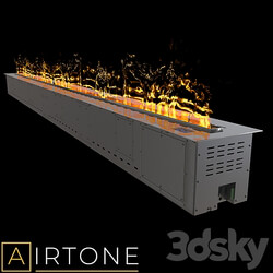 OM Steam Electric Fireplace AIRTONE VEPO Series 3D Models 3DSKY 