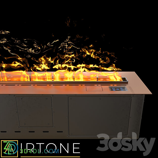 OM Steam Electric Fireplace AIRTONE VEPO Series 3D Models 3DSKY