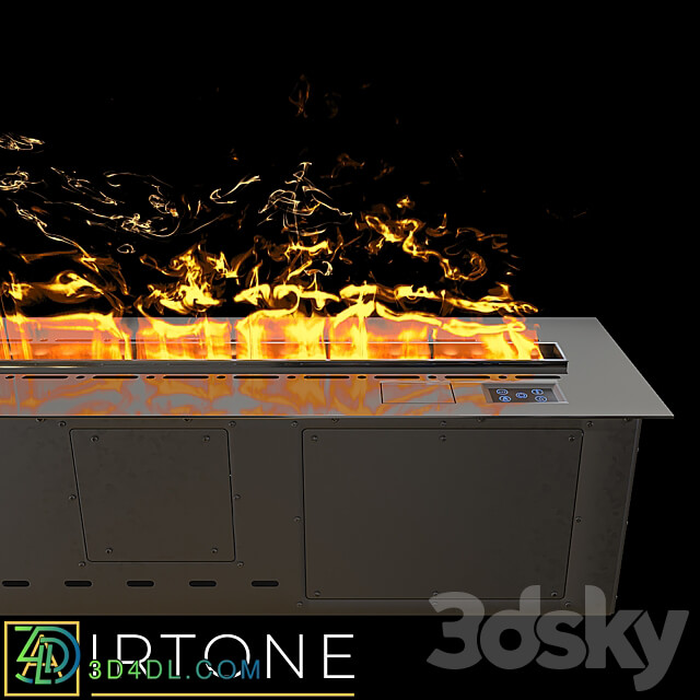 OM Steam Electric Fireplace AIRTONE VEPO Series 3D Models 3DSKY