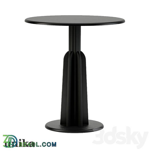 Round dining table Kaktus Black 3D Models 3DSKY