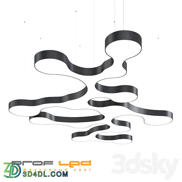 Blob Pendant light 3D Models 3DSKY