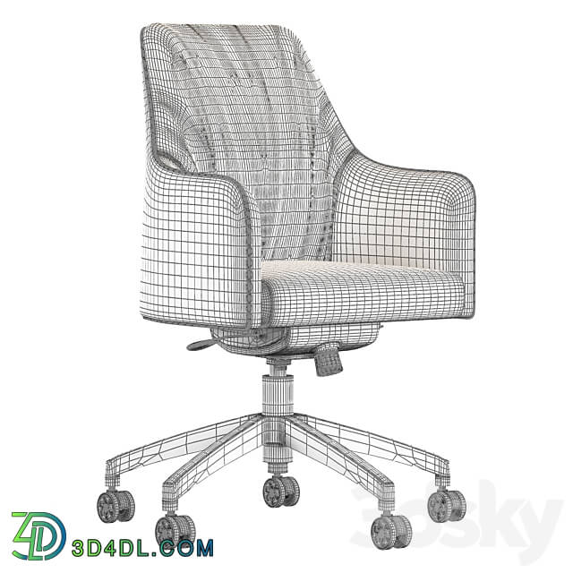 Richmond computer chair https imodern.ru 3D Models 3DSKY