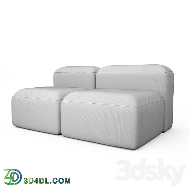 BUBBLE 3 modular sofa from FORM Mebel