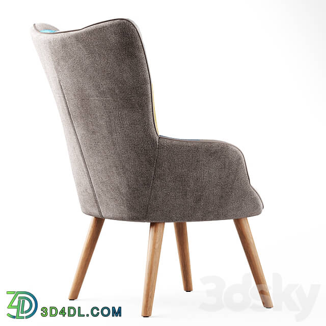 Lounge chair Hygge Patchwork imodern.ru 3D Models 3DSKY