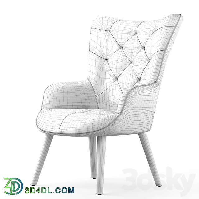 Lounge chair Hygge Patchwork imodern.ru 3D Models 3DSKY