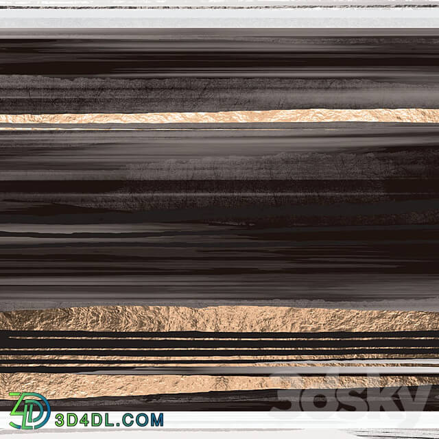 Creativille Wallpapers 3610 2 Abstract Stripes 3D Models 3DSKY
