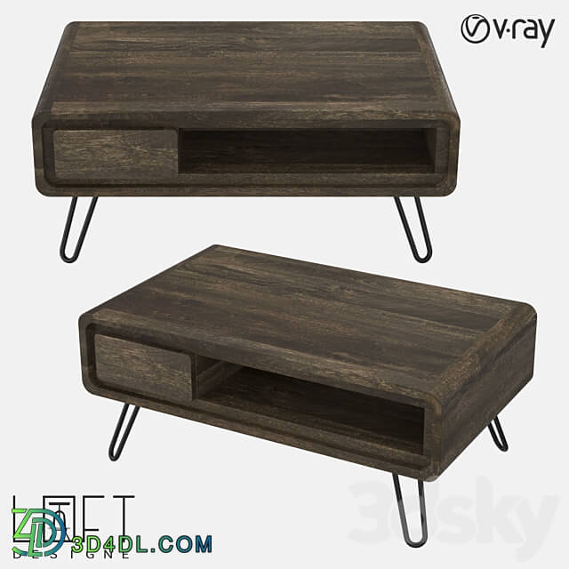 Coffee table LoftDesigne 239 model 3D Models 3DSKY