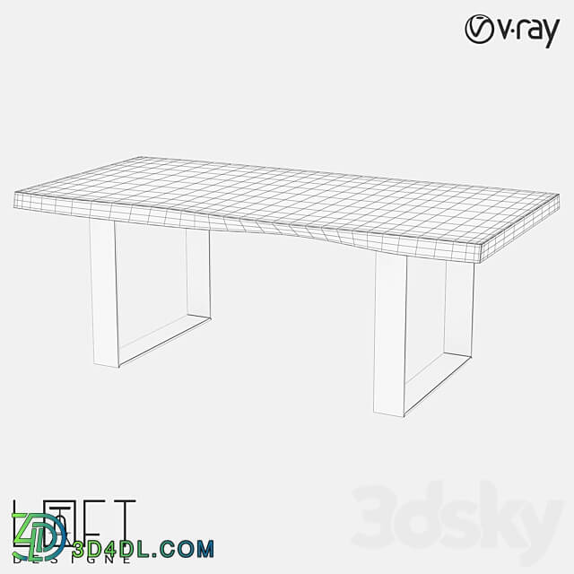 Coffee table LoftDesigne 250 model 3D Models 3DSKY