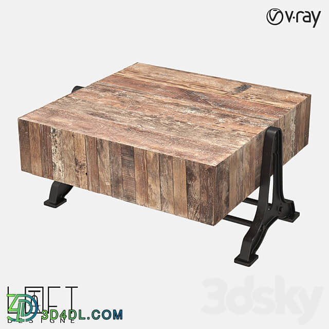 Coffee table LoftDesigne 259 model 3D Models 3DSKY