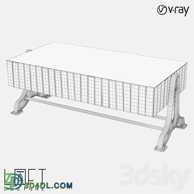 Coffee table LoftDesigne 263 model 3D Models 3DSKY