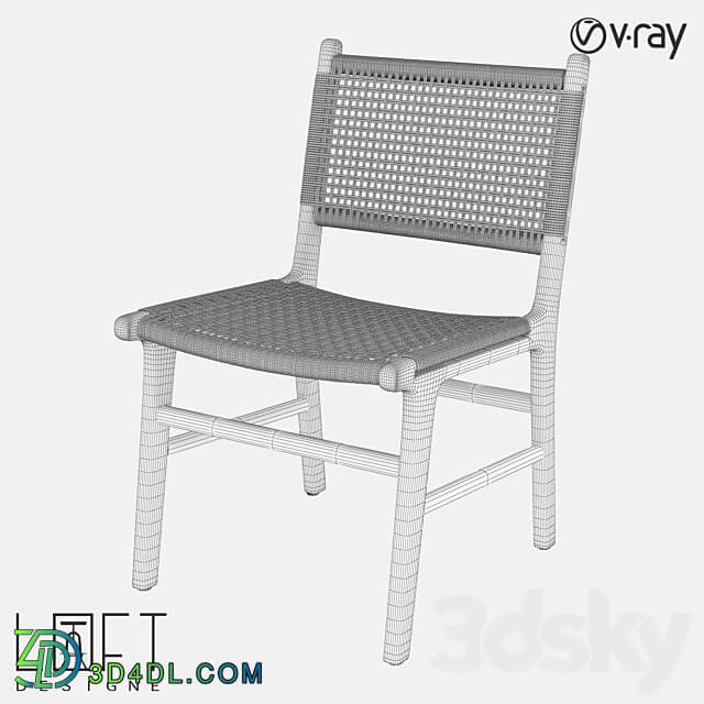 Chair LoftDesigne 1558 model 3D Models 3DSKY