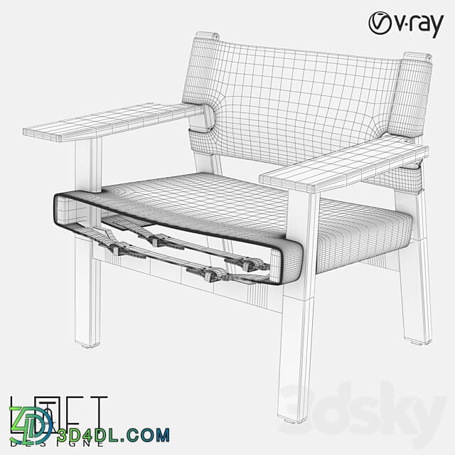 Armchair Loftdesigne 2468 model 3D Models 3DSKY