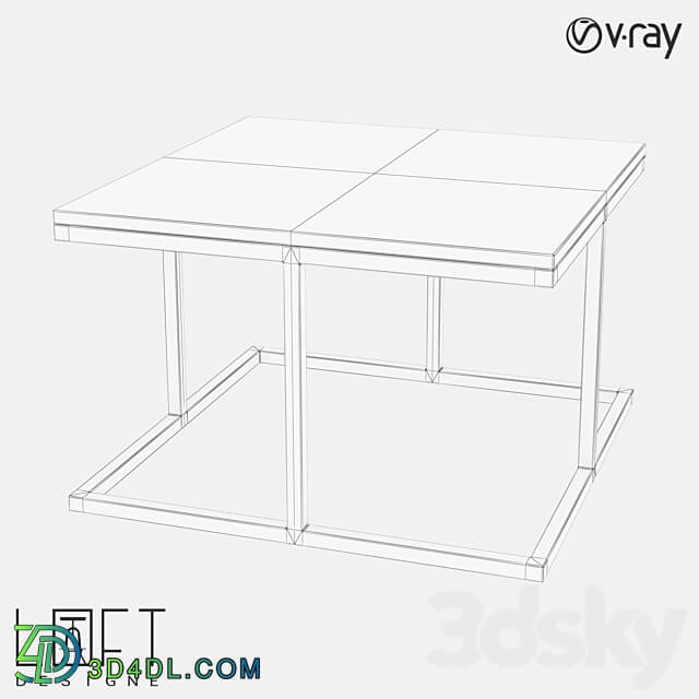 Coffee table LoftDesigne 6287 model 3D Models 3DSKY