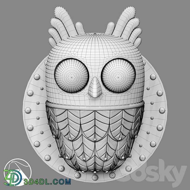LampsShop.ru В4276a Sconce Owl 3D Models 3DSKY