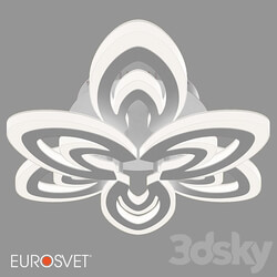 OM LED Ceiling Light Eurosvet 90227 6 Floritta Ceiling lamp 3D Models 3DSKY 